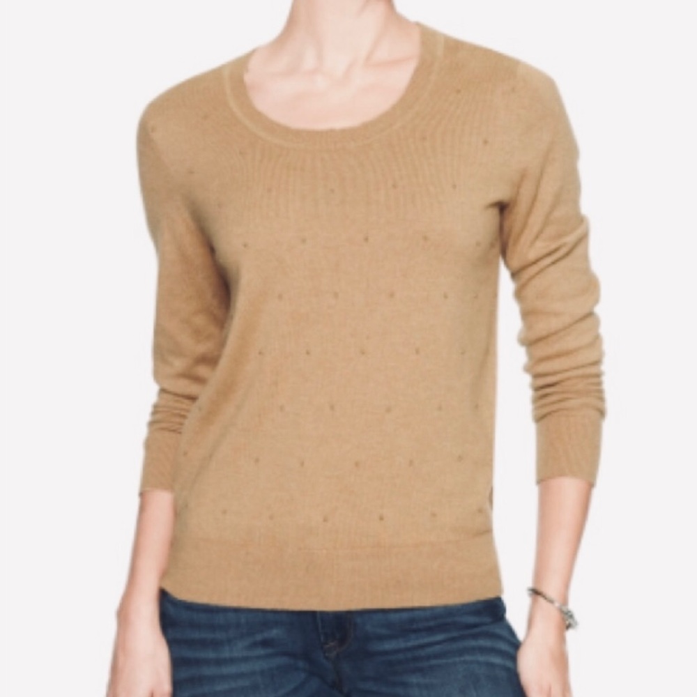 Banana Republic Gold Bead Sweater